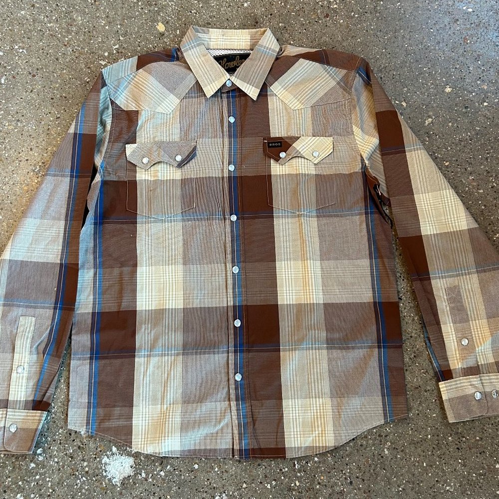 Howler Brother Crosscut Erhardt Plaid - Wrangler Brown